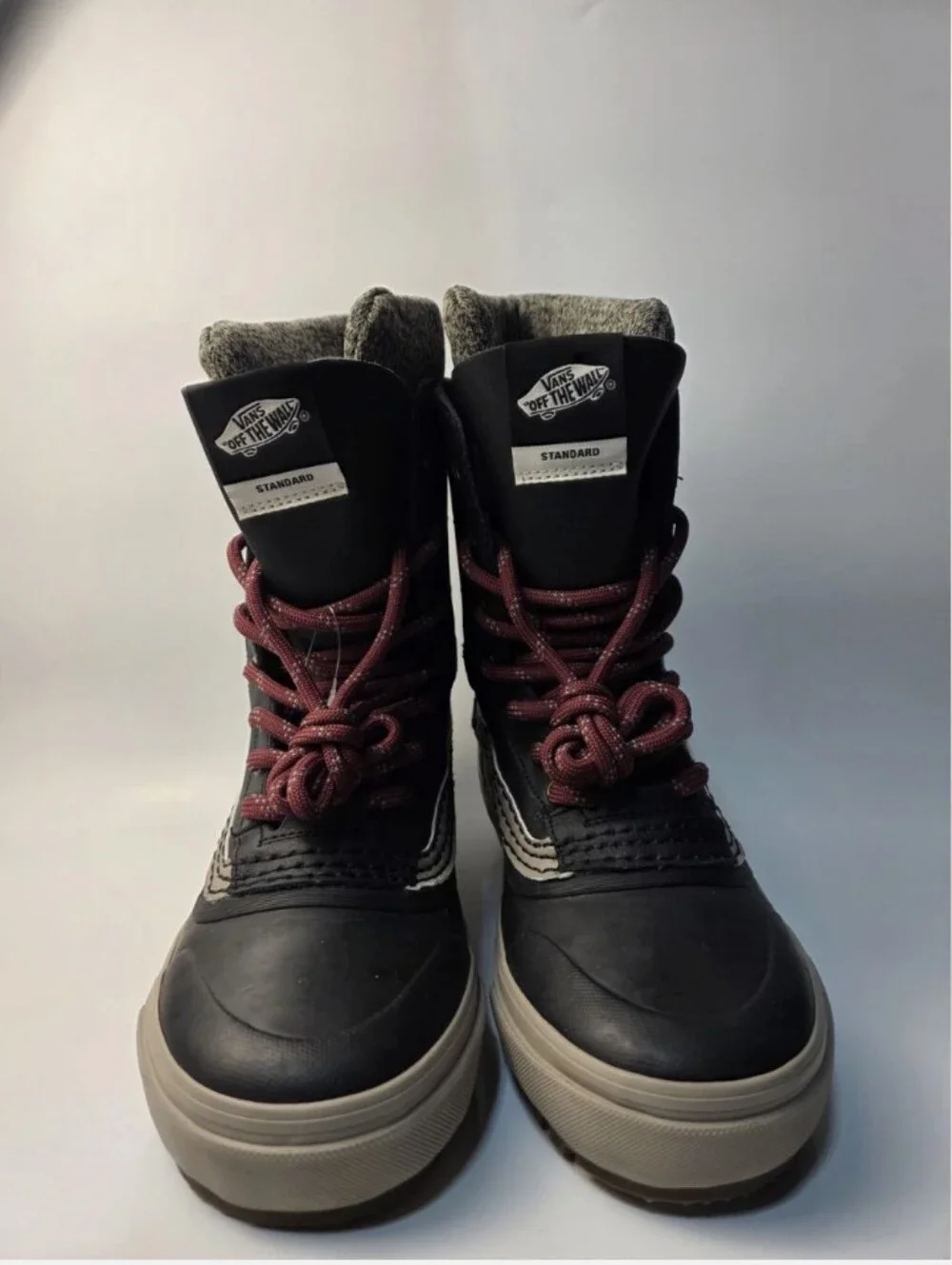 New Vans MTE Standard Black Red Lace Waterproof Boot